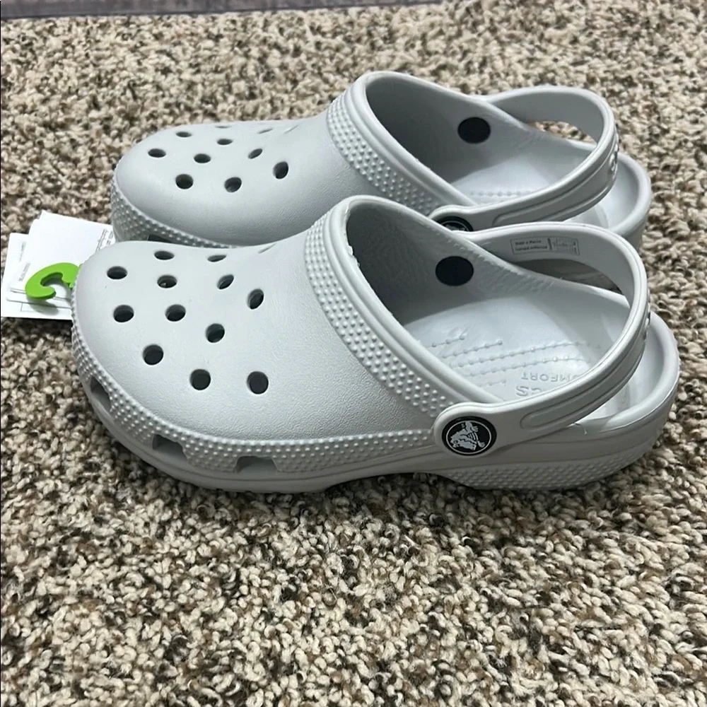 CROCS Kids Classic Sandals - Light Gray